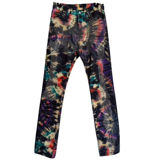 MNML Multicolor Tie-Dye Straight Jeans - Picture 8 of 16